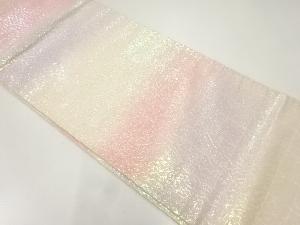 暈し柄織出し全通袋帯